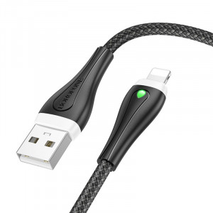 Дата кабель Borofone BX100 Advantage USB to Lightning (1m) Black