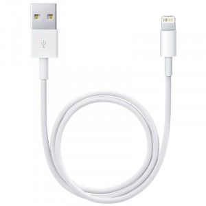 Дата кабель USB to Lightning for Apple (AAA) (1m) (no box) White