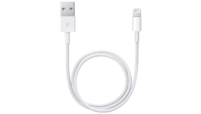 Дата кабель USB to Lightning for Apple (AAA) (1m) (no box) White - фото