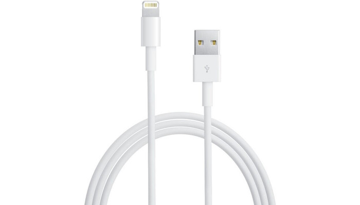Дата кабель USB to Lightning for Apple (AAA) (2m) (no box) White - фото