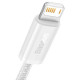 Дата кабель Baseus Dynamic Series USB to Lightning 2.4A (1m) (CALD000402) White - фото