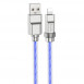 Дата кабель Hoco U113 Solid 2.4A USB to Lightning (1m) Blue