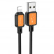 Дата кабель Hoco X108 Benefit USB to Lightning 2.4A (1m) Black