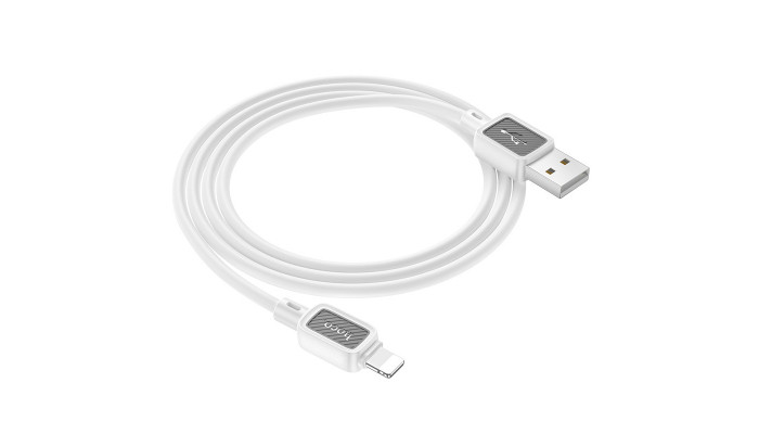 Дата кабель Hoco X108 Benefit USB to Lightning 2.4A (1m) White - фото