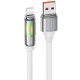 Дата кабель Hoco U136 Prize USB to Lightning 2.4A (1.2m) White - фото