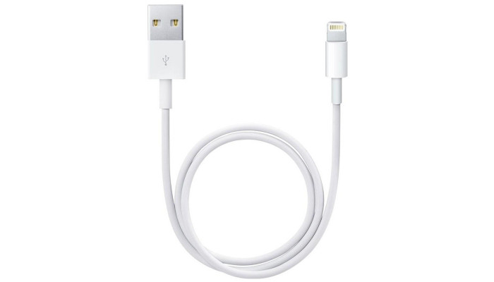 Дата кабель USB to Lightning for Apple (AAA) (1m) (box) White - фото