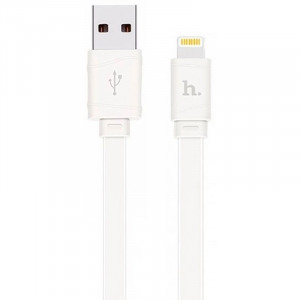 Дата кабель Hoco X5 Bamboo USB to Lightning (100см) Білий