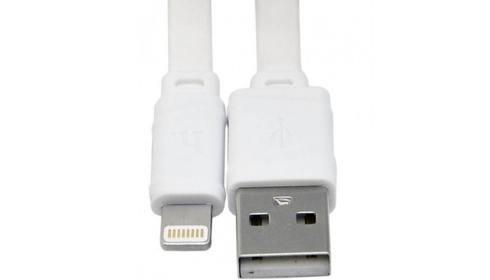 Дата кабель Hoco X5 Bamboo USB to Lightning (100см) Білий - фото