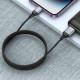 Дата кабель Hoco U128 Viking 2in1 USB/Type-C to Lightning (1m) Black - фото