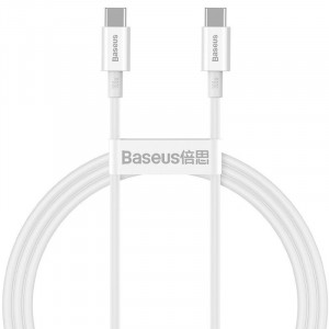 Дата кабель Baseus Superior Series Fast Charging Type-C to Type-C PD 100W (2m) (CATYS-C) Білий