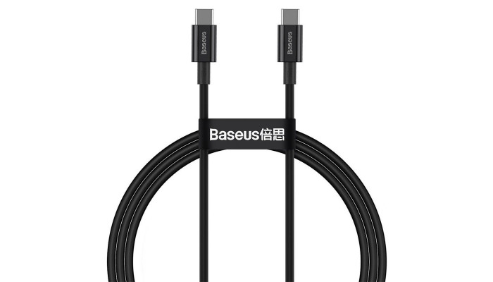 Дата кабель Baseus Superior Series Fast Charging Type-C to Type-C PD 100W (2m) (CATYS-C) Черный - фото