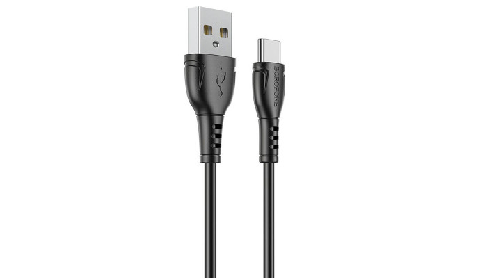 Дата кабель Borofone BX51 Triumph USB to Type-C (1m) Чорний - фото