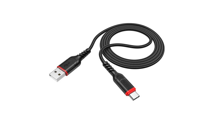 Дата кабель Hoco X59 Victory USB to Type-C (1m) Черный - фото