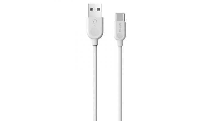 Дата кабель Borofone BX14 USB to Type-C (1m) Белый - фото