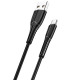 Дата кабель Usams US-SJ366 U35 USB to Type-C (1m) Black - фото