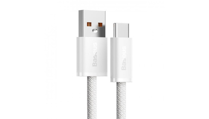 Дата кабель Baseus Dynamic Series USB to Type-C 100W (1m) (CALD000616) White - фото
