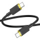 Дата кабель Hoco U109 Type-C to Type-C 100W (1.2m) Black - фото
