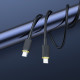Дата кабель Hoco U109 Type-C to Type-C 100W (1.2m) Black - фото