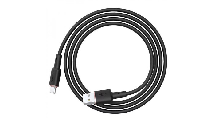 Дата кабель Acefast C2-04 USB-A to USB-C zinc alloy silicone (1.2m) Black - фото