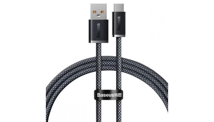 Дата кабель Baseus Dynamic Series USB to Type-C 100W (1m) (CALD000616) Slate Gray - фото