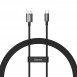 Дата кабель Baseus Superior Series (SUPERVOOC) Fast Charging USB to Type-C 65W 1m (CAYS00090) Black