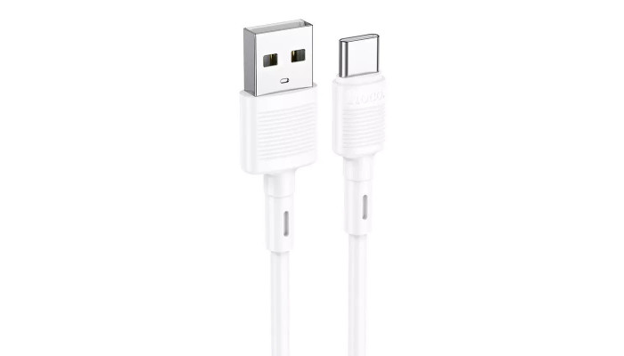 Дата кабель Hoco X83 Victory USB to Type-C (1m) White - фото