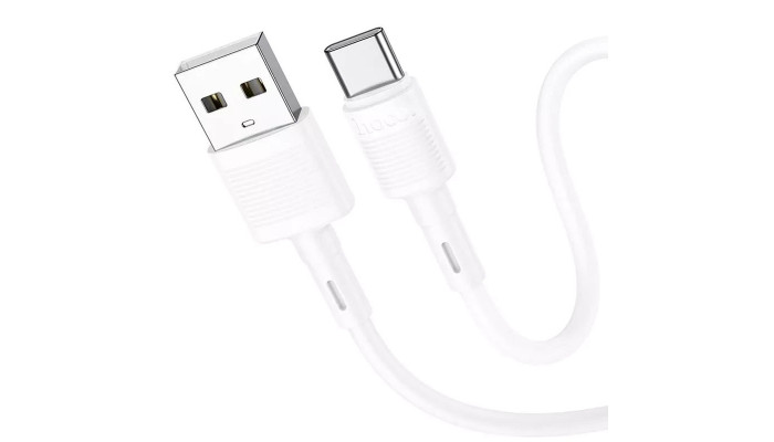 Дата кабель Hoco X83 Victory USB to Type-C (1m) White - фото