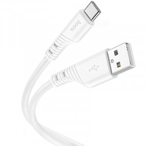 Дата кабель Hoco X97 Crystal color USB to Type-C (1m) White