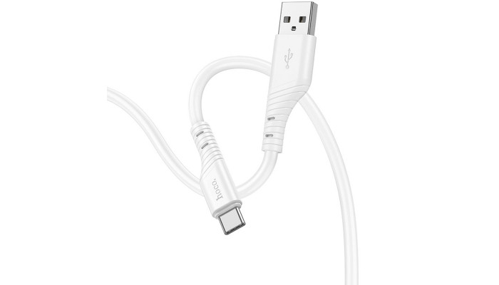 Дата кабель Hoco X97 Crystal color USB to Type-C (1m) White - фото