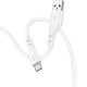 Дата кабель Hoco X97 Crystal color USB to Type-C (1m) White - фото