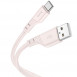 Дата кабель Hoco X97 Crystal color USB to Type-C (1m) Light pink