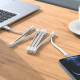 Дата кабель Hoco U103 Magnetic Absorption USB to Type-C (1m) White - фото
