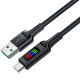 Дата кабель Acefast C7-04 USB-A to USB-C zinc alloy (1.2m) Black - фото