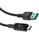 Дата кабель Acefast C7-04 USB-A to USB-C zinc alloy (1.2m) Black - фото