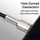 Дата кабель Baseus Cafule Metal Data USB to Type-C 66W (1m) (CAKF00010) Black - фото