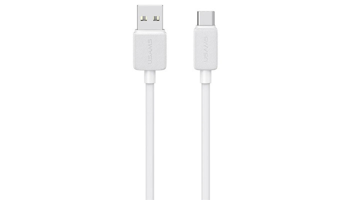 Дата кабель USAMS US-SJ688 USB to Type-C 3A KY Series (1m) White - фото