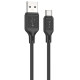 Дата кабель Hoco X90 Cool silicone USB to Type-C (1m) Black - фото