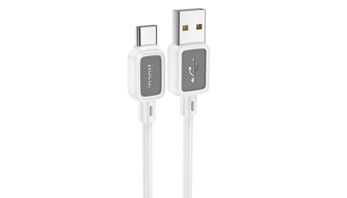 Дата кабель Hoco X108 Benefit USB to Type-C 3A (1m) White - фото