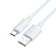 Дата кабель Borofone BX112 Lemon USB to Type-C 3.0A (1m) Blue - фото