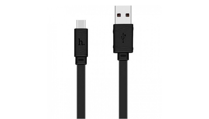 Дата кабель Hoco X5 Bamboo USB to Type-C (100см) Чорний - фото