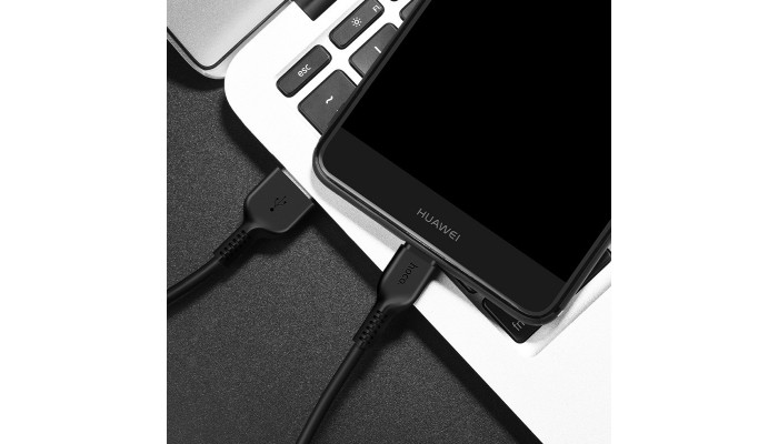Дата кабель Hoco X13 USB to Type-C (1m) Чорний - фото