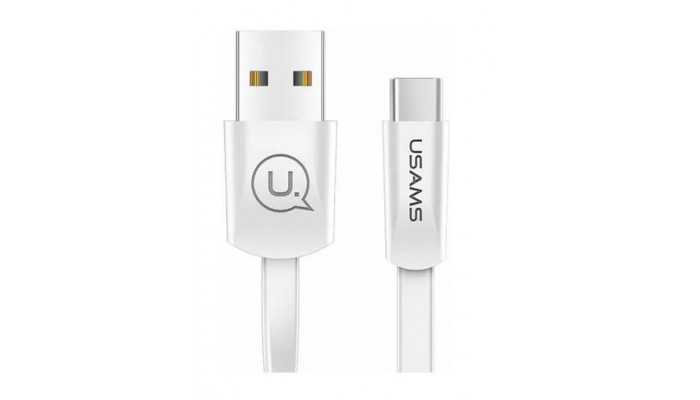 Дата кабель USAMS US-SJ200 USB to Type-C 2A (1.2m) Білий - фото
