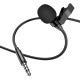 Мікрофон петличний Hoco L14 3,5mm Чорний - фото