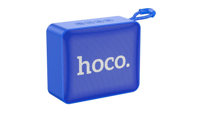 Портативная колонка Hoco BS51 Gold brick sports Blue - фото