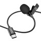 Микрофон петличный Hoco L14 Type-C Black - фото