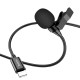 Микрофон петличный Hoco L14 Lightning Black - фото