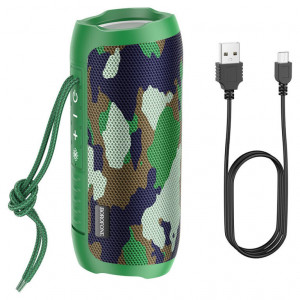 Портативная колонка Borofone BR21 Camouflage Green