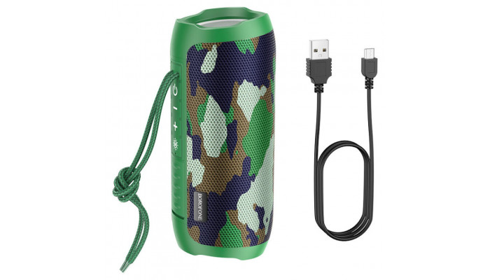 Портативная колонка Borofone BR21 Camouflage Green - фото