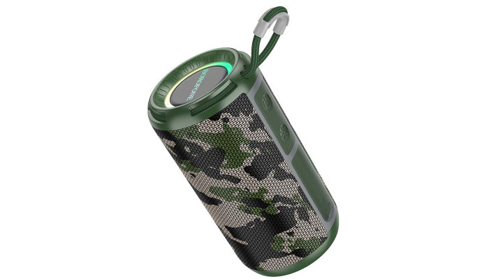 Портативна колонка Borofone BR37 Noble sports Camouflage Green - фото