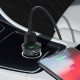 Автомобільний зарядний пристрій Hoco Z39 QC3.0 (2USB) + Lightning Чорний - фото